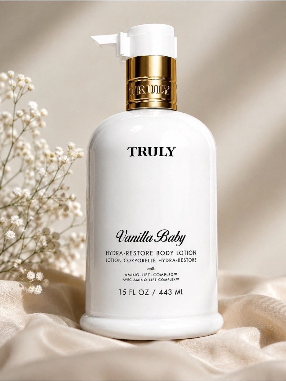 TRULY Vanilla Baby Hydra-Restore Body Lotion — 15mL NEW SEALED